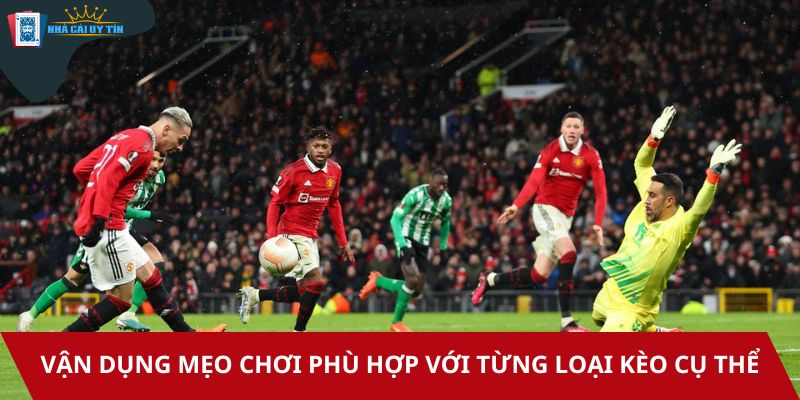 Vận dụng mẹo chơi phù hợp với từng loại kèo cụ thể